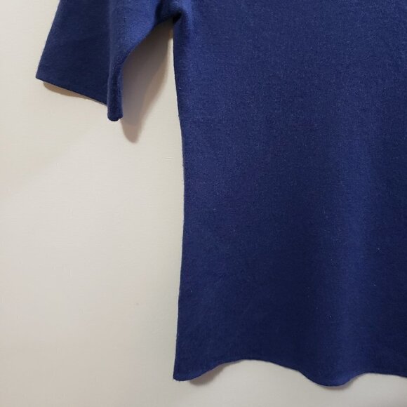 Michael Kors * Navy Cashmere V-Neck Sweater * Sz M - Picture 5 of 11